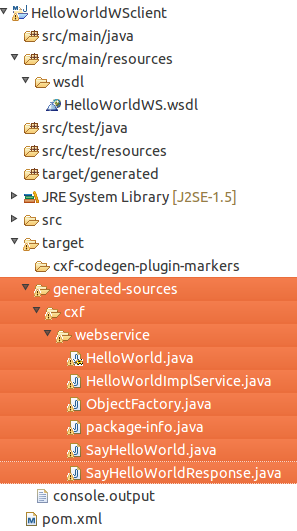 generated java code